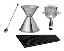 Comprar Kit Bartender Coctelería Barman Acero Inox  Envio Gratis !!
