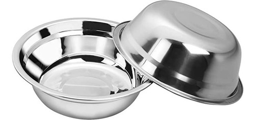 Pack 6 Bowl Mezclador 24 Cm Tazón Inoxidable Cocina Mayoreo