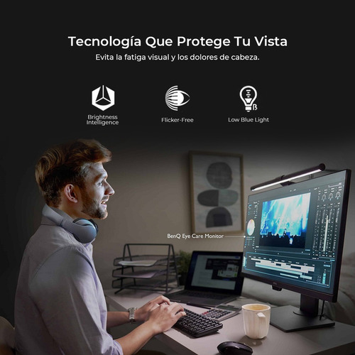 Imagen 2 de 7 de Monitor Full Hd 21.5 Benq Gw2283, Eye-care, Panel Ips