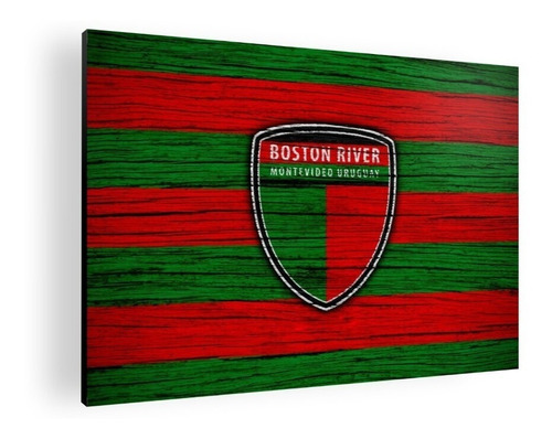 Cuadro Decorativo Poster Mural Boston River 84x60 Mdf