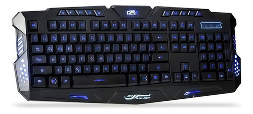 Teclado Gamer Dex Ltk-009 Abnt2 3 Cores