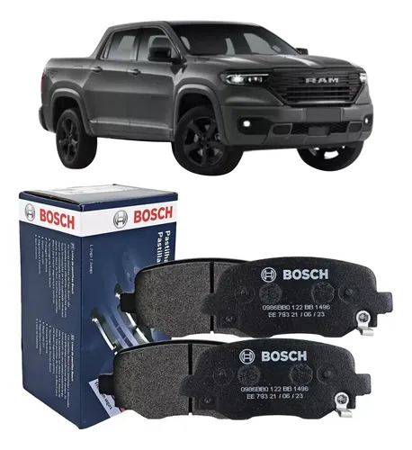 Pastilha De Freio Traseira Rampage 2023 2024 Bosch | MercadoLivre
