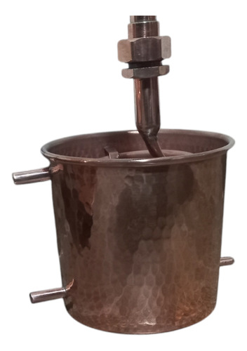 Alambique De Cobre, Con Termómetro, 5lts