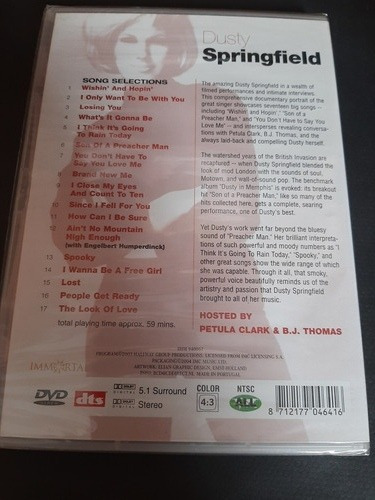 Dvd Dusty Springfield - Dusty - Dvd