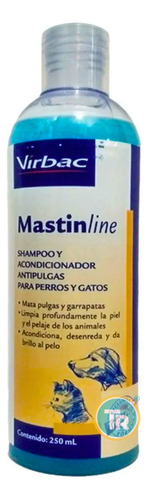 Shampoo Antipulgas Perros Y Gatos Virbac Mastin Line 250ml