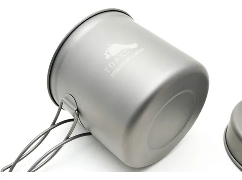 Toaks Olla De Titanio De 1100 Ml Con Sartén