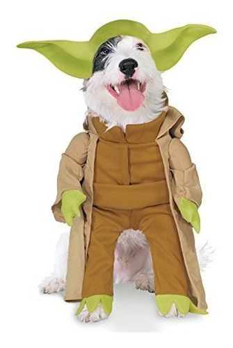 Star Wars Yoda Con Felpa Armas Para Mascotas Pequeño Traje.