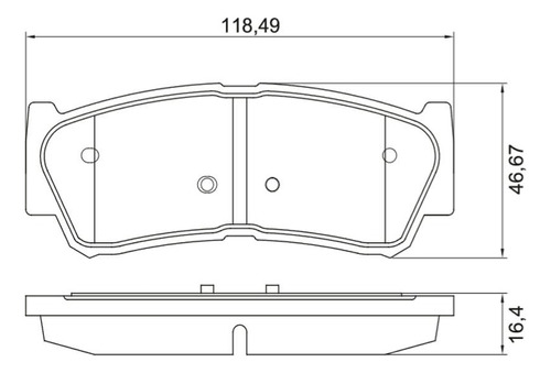 Pastilha Traseira Cobreq Hyundai Santa Fé 2.7 2007-2009