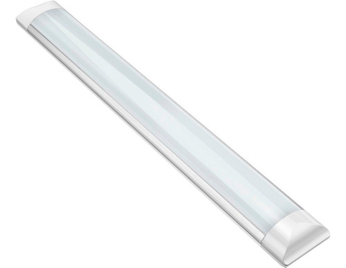 Luminária Tubular Led Slim 50cm / 60 Cm 18w - 20w Luz Branca Cor Amarelo 110v/220v