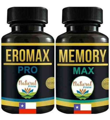 Memory Max + Eromax Pro Potencia Concentración Memoria Sexo