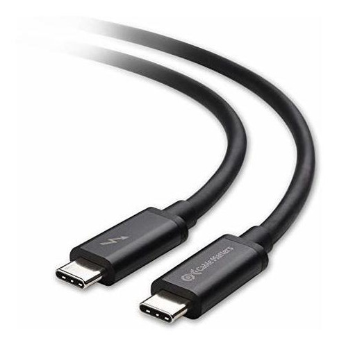 Cable Certificado Certificado Thunderbolt 3 Usbc Cable Negro