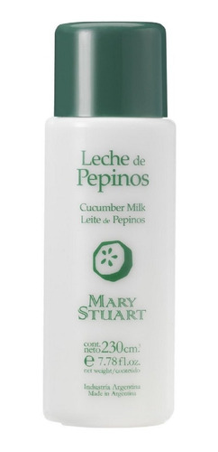 Leche De Pepinos Hidrata Y Suaviza Mary Stuart X 230 Ml