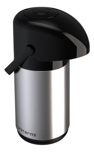 Garrafa Térmica De Café 600ml Inox Com Pressão E Alça