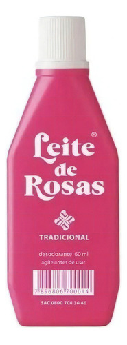 Desodorante líquido Leite de Rosas Tradicional Tradicional rosas