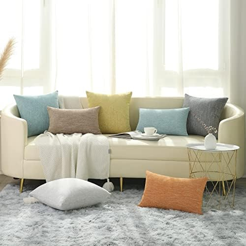 Decoruhome Juego De 2 Fundas De Almohada Decorativas De Chen