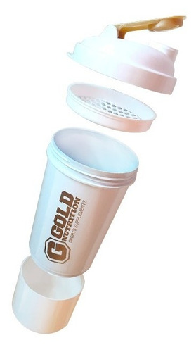 Vaso Mezclador Gold Nutrition Shaker 500 Cc Antigrumos