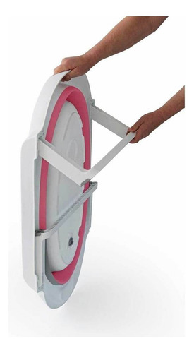 Banheira Portátil De Bebê Com Suporte Smile Pink Safety 1st