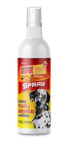 Antiparasitario Para Perros Sinpul Spray 200ml