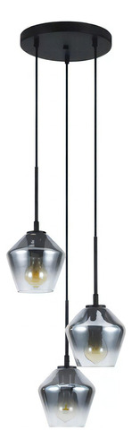 Lámpara Colgante Led Empire Lighting Elegante Negro P8203m