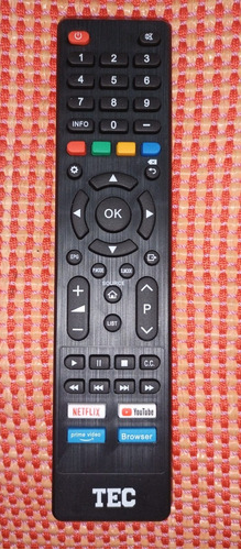 Control Remoto Para Televisores Tec Smart Tv