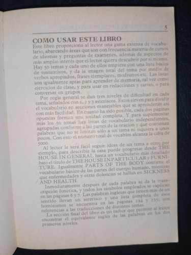 5000 Palabras Básicas Del Inglés Harper Collins Gem