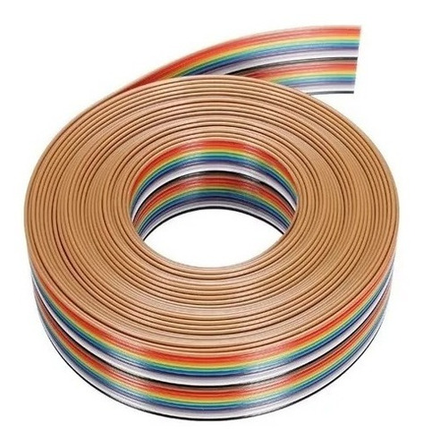 Flat Colorido 20 Vias 26awg - Lance 5mts