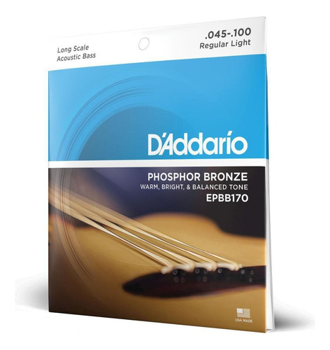 Encord Baixolão 4c .045 D'addario Phosphor Bronze Epbb170