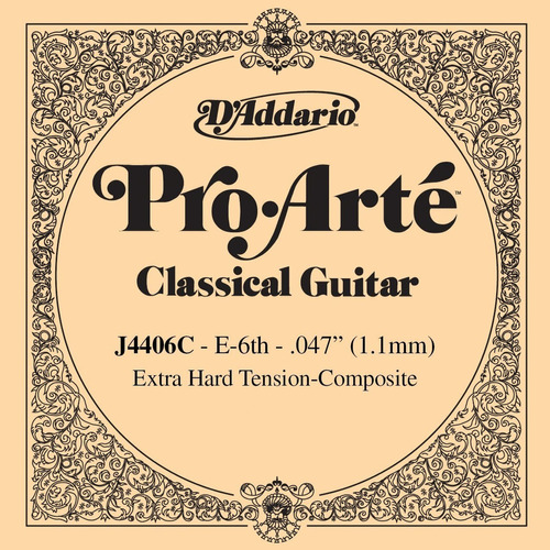 D 'addario J4406 c Pro-arte Composite Guitarra Clásica Ún