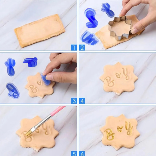 Sellos Fondant Números Y Signos