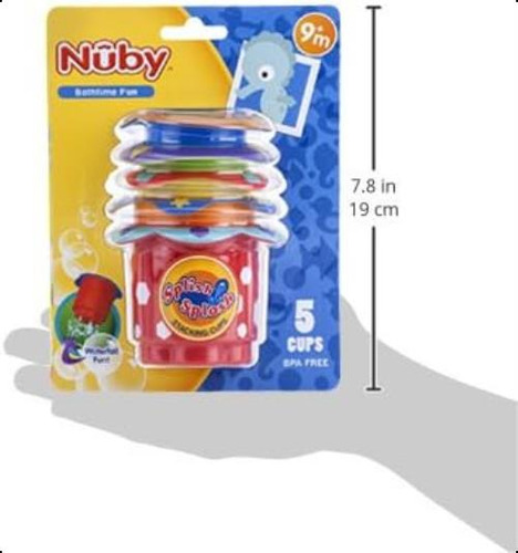 Juguete Baño Bebé: Vasos Apilables Y Diversión
