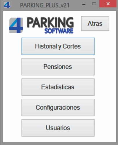 Software Programa Estacionamiento Fácil