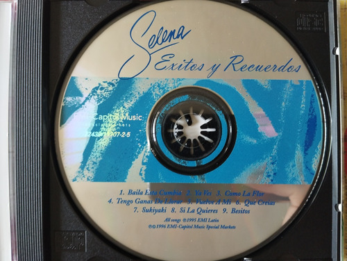 Selena Cd Exitos Y Recuerdos V (Usado)