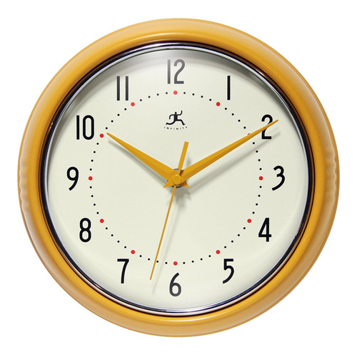 Reloj De Pared Decorativo Estilo Retro, 9 Pulgadas Silencios