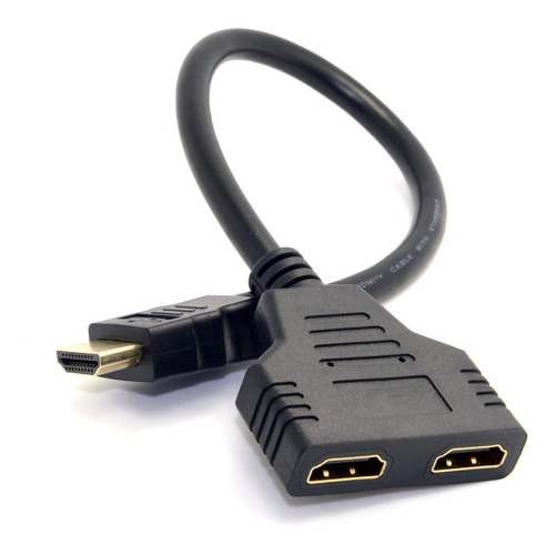 Cable Adaptador Splitter Hdmi Macho A 2 Hdmi Hembra