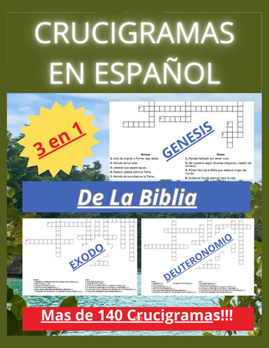 Crucigramas En Español: Génesis, Éxodo Y Deuteronomio En Cru