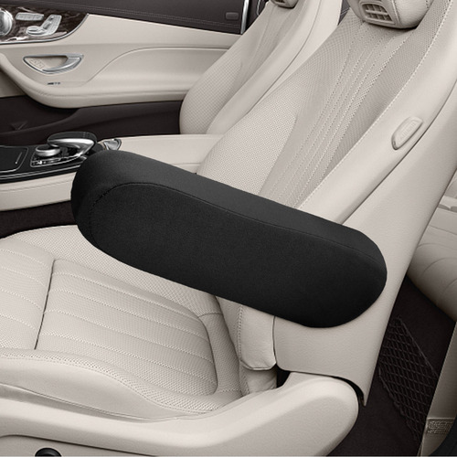 Funda De Reposabrazos Universal M De Tela Negra Para Coches