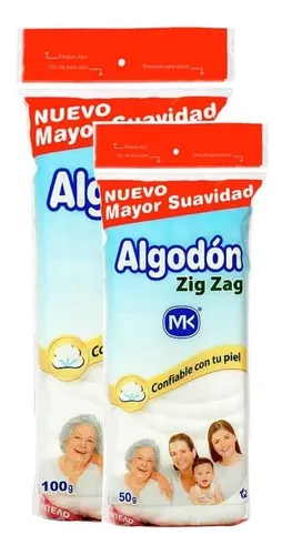 Algodon Zig Zag Mk 100g+50 Oferta