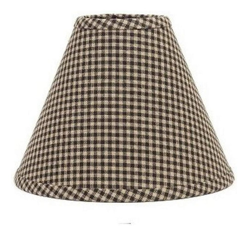 Colección Home De Raghu Home Newbury Gingham Pantalla Negra