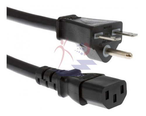 Imagen 3 de 4 de Cable De Poder Cisco Nema C13 Hembra A 6-15 Macho 2.50mt