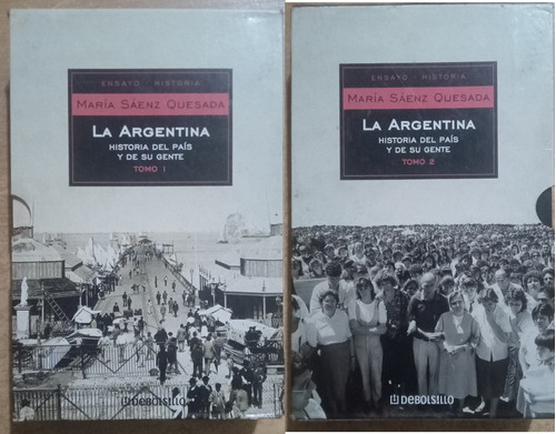 Libro La Argentina Historia Tomo 1 Y 2 En Caja, Sáez Quesada