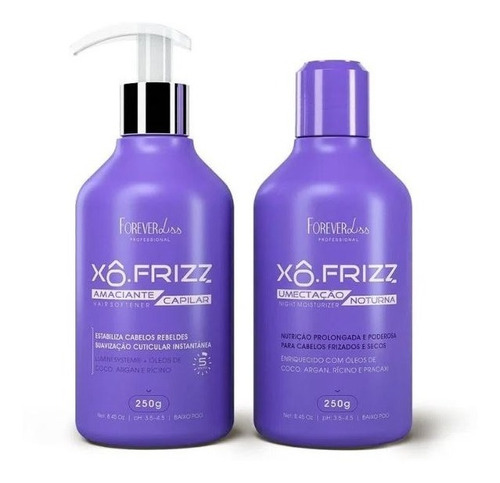 Forever Liss Amaciante Capilar E Umectação Noturna Xô Frizz