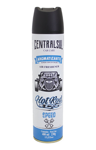 Perfume Aromatizante Spray Centralsul Hot Rod Speed 400ml