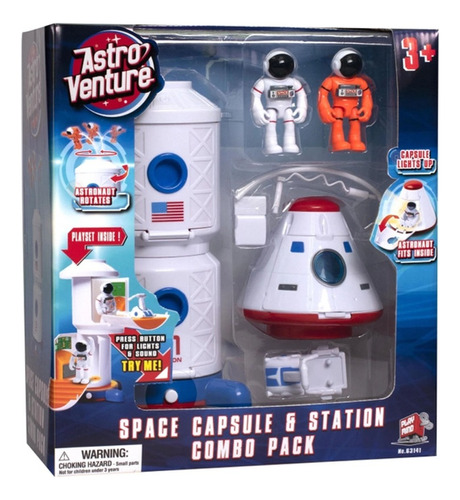 Astro Venture Playset Estacion Y Capsula Espacial Completo