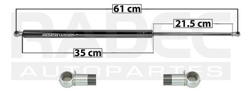 Amortiguador 5ta Puerta Cherokee 1984-1996 Der Izq Tk