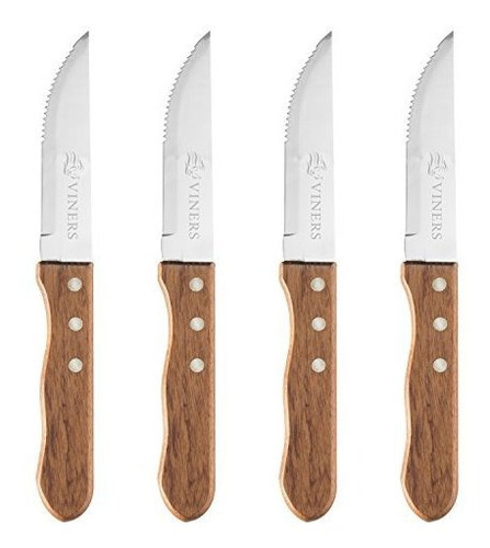 Viners Rodeo 4piece Steak Knife Set Cuchillas De Acero Inoxi