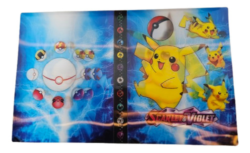 Carpeta Album Coleccionador Pokémon Holográfico Para 240 Car