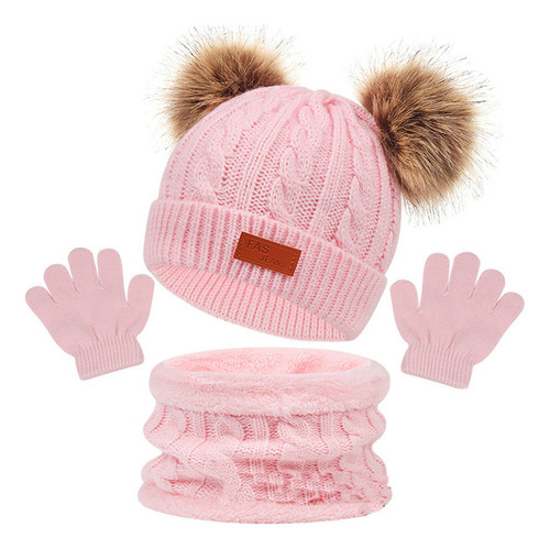 Gorros, Bufandas Y Guantes Infantiles 3 U