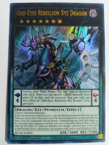 Odd-eyes Rebellion Xyz Dragon - Ultra Rare    Blmr