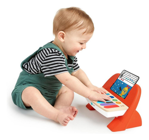 Cal's First Melodies Magic Touch De Baby Einstein, Piano Musical De Madera Para Bebés A Partir De 6 Meses.
