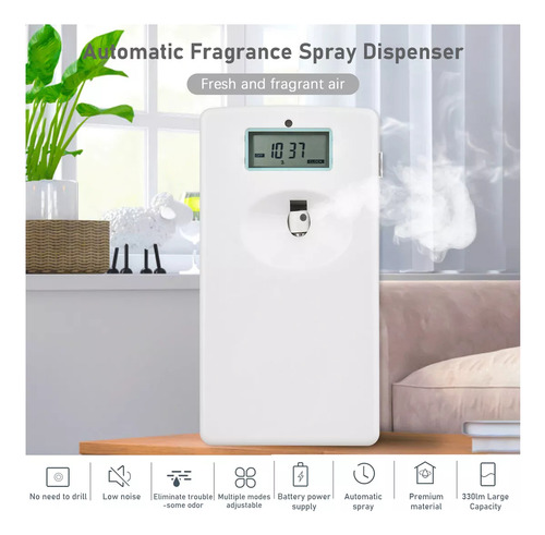 1 Ambientador De Pared Programable Blanco